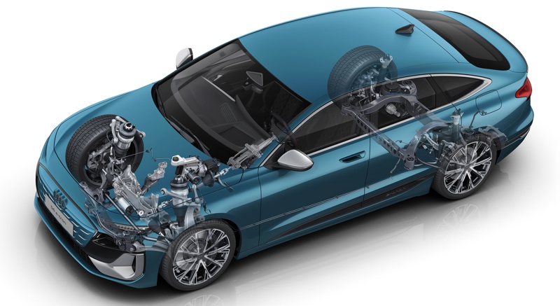 Audi a6 e-tron drivetrain