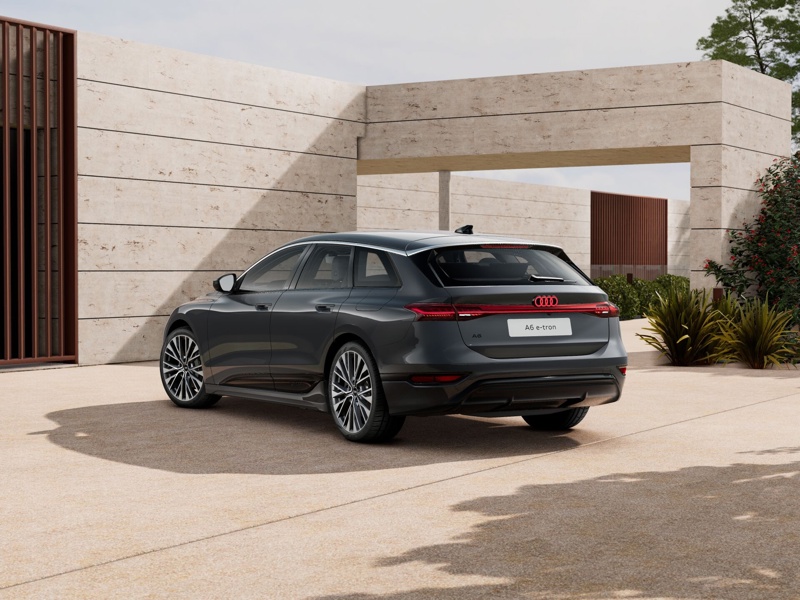 Audi A6 e-tron in magnetic gray