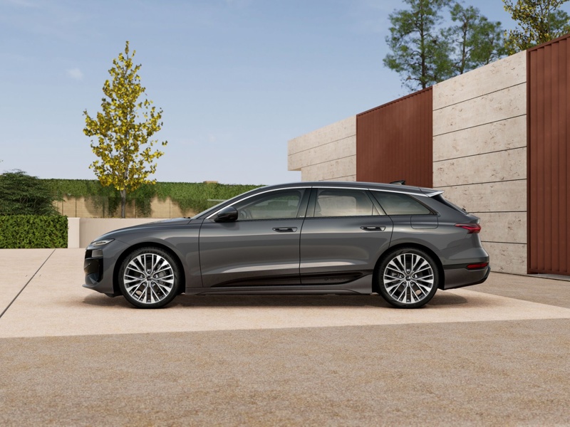 Audi A6 e-tron in magnetic gray