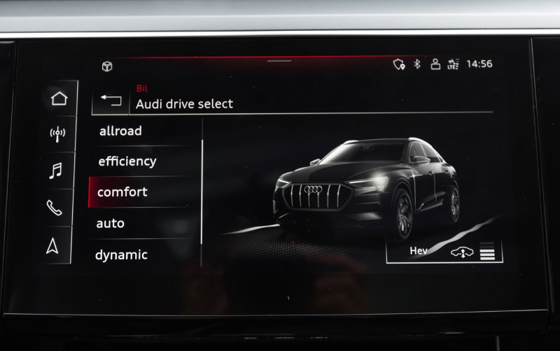 Audi Drive Select options adjust ride heights