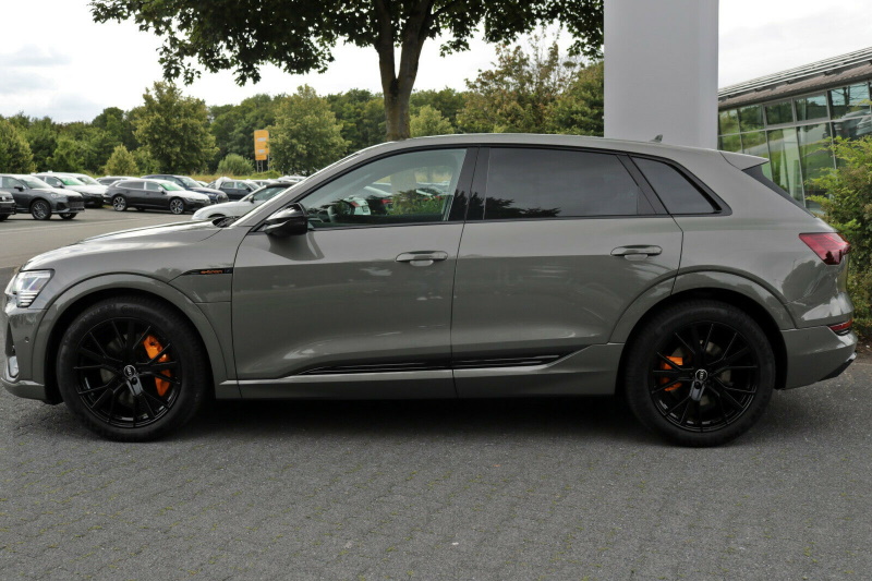 Audi e-tron 55 in Chronos Grey with black optics