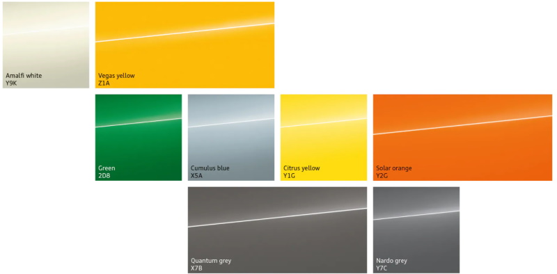 Audi Exclusive paint colors