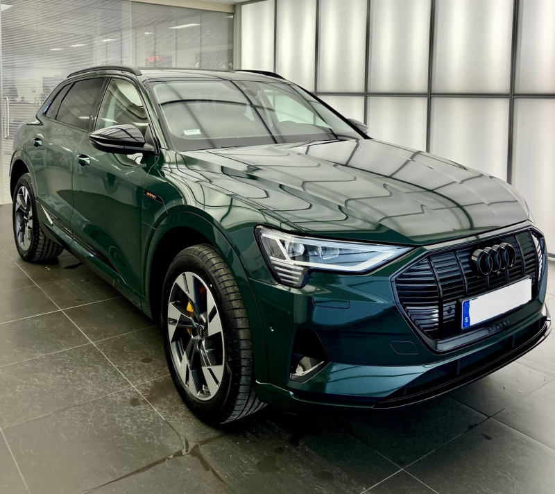 Audi e-tron in Goodwood Green