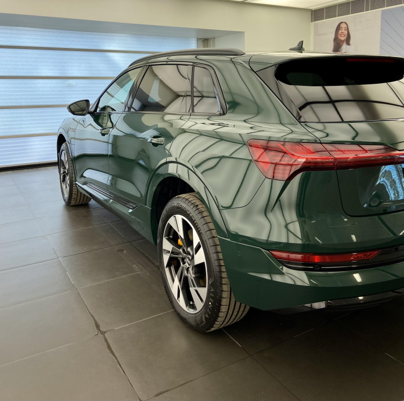 Goodwood Green Audi e-tron