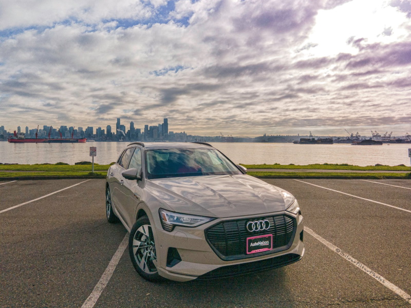 Audi e-tron 55 in Siam Beige with black optics