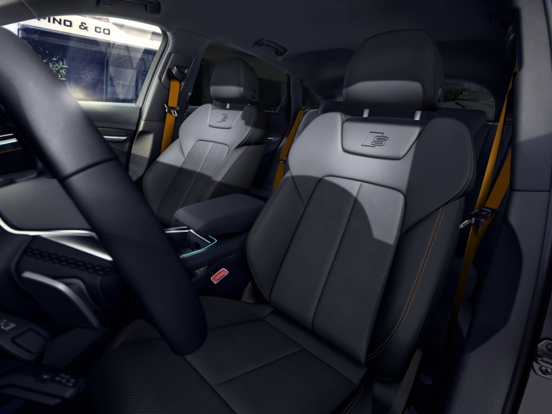 Black edition with orange interior details