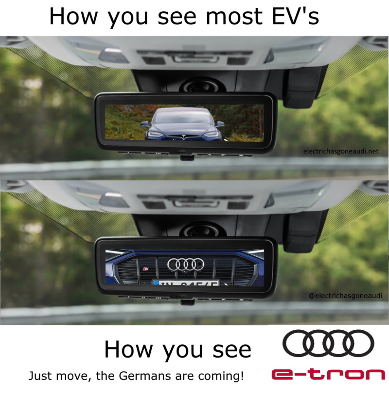 A common sight for Audi drivers that make them wonder
