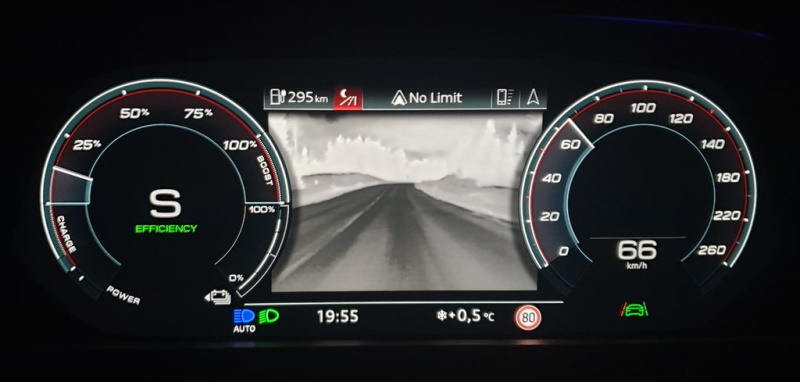 Traffic sign information in virtual cockpit