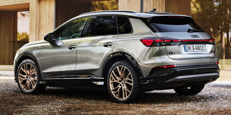 Privacy windows on a Audi Q4 e-tron with Typhoon color