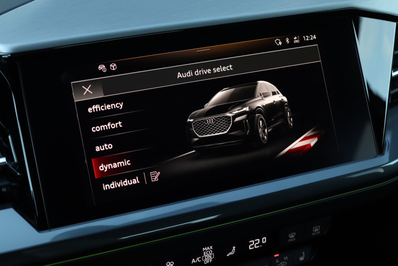 Drive Select menu in MMI