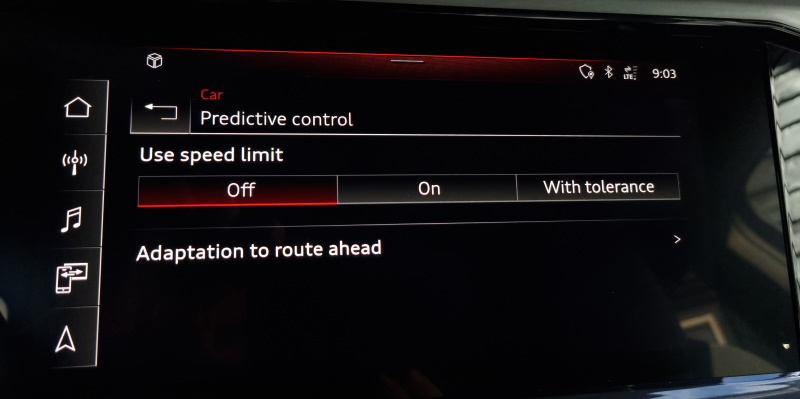 Controlling speed in predictive controls