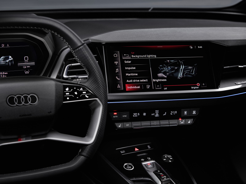 One screen Audi MMI touch on Audi Q4 e-tron