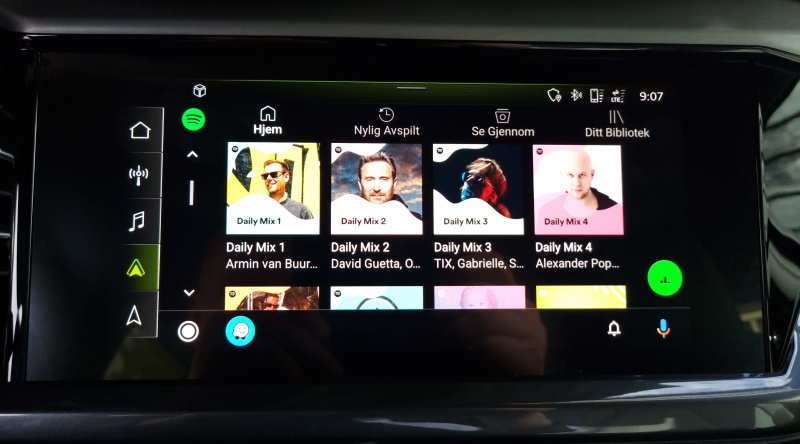Android Auto with Spotify on Audi Q4 e-tron