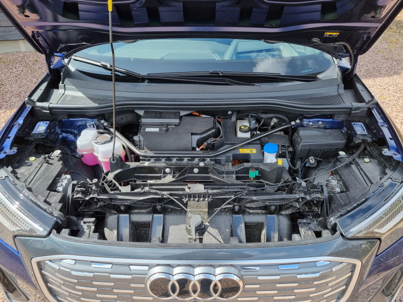 Audi Q4 e-tron er ikke utstyrt med frunk