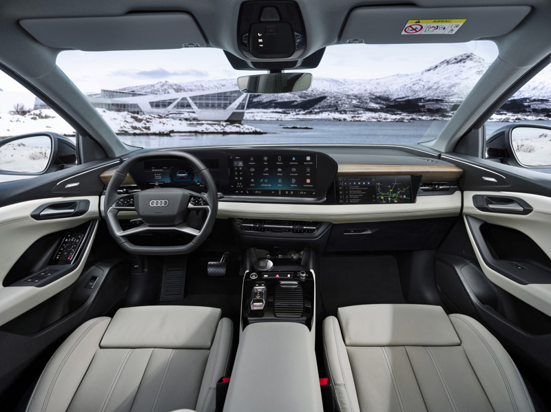 Audi Q6 e-tron with 3 zone climate system