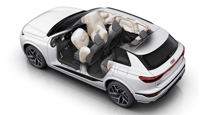 Audi Q6 e-tron airbags