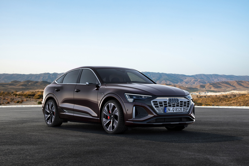 Audi Q8 55 Sportback e-tron in Madeira Brown Metallic