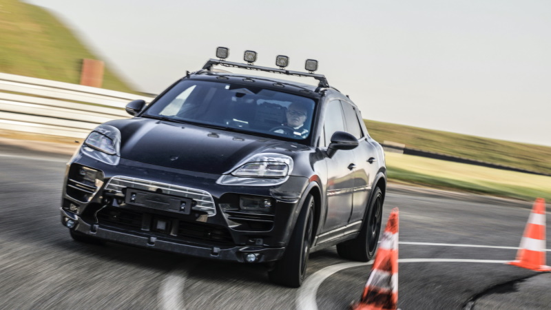 Porsche Macan prototype based on PPE